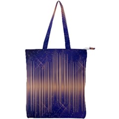 Background Dark Sound Disco Techno Double Zip Up Tote Bag