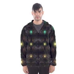 Abstract Sphere Box Space Hyper Hooded Windbreaker (Men)