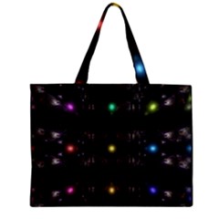 Abstract Sphere Box Space Hyper Zipper Mini Tote Bag