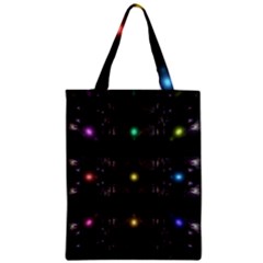 Abstract Sphere Box Space Hyper Zipper Classic Tote Bag