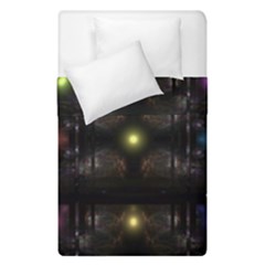 Abstract Sphere Box Space Hyper Duvet Cover Double Side (Single Size)