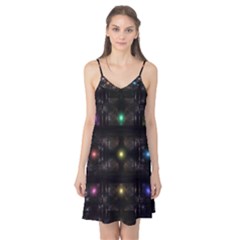 Abstract Sphere Box Space Hyper Camis Nightgown