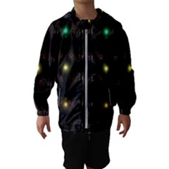 Abstract Sphere Box Space Hyper Hooded Windbreaker (Kids)