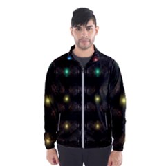 Abstract Sphere Box Space Hyper Windbreaker (Men)