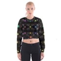 Abstract Sphere Box Space Hyper Cropped Sweatshirt View1