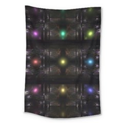 Abstract Sphere Box Space Hyper Large Tapestry