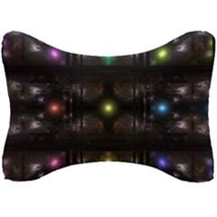 Abstract Sphere Box Space Hyper Seat Head Rest Cushion