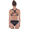 Abstract Sphere Box Space Hyper Criss Cross Bikini Set View2