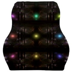 Abstract Sphere Box Space Hyper Car Seat Velour Cushion 