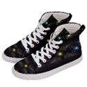 Abstract Sphere Box Space Hyper Women s Hi-Top Skate Sneakers View2