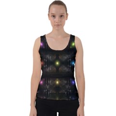 Abstract Sphere Box Space Hyper Velvet Tank Top by Simbadda