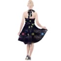 Abstract Sphere Box Space Hyper Halter Party Swing Dress  View2