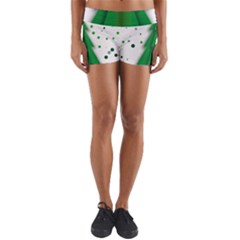 Fir Tree Christmas Christmas Tree Yoga Shorts by Simbadda