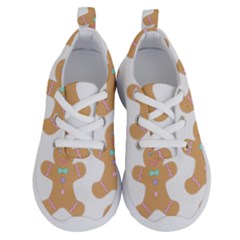 Pattern Christmas Biscuits Pastries Running Shoes by Simbadda