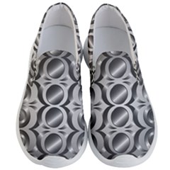 Metal Circle Background Ring Men s Lightweight Slip Ons by Simbadda