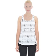 Jingle Bells Song Christmas Carol Piece Up Tank Top by Simbadda