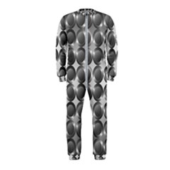 Metal Circle Background Ring Onepiece Jumpsuit (kids) by Simbadda