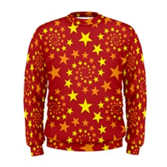 Star Stars Pattern Design Men s Sweatshirt by Simbadda