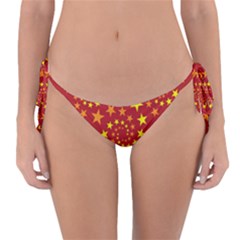 Star Stars Pattern Design Reversible Bikini Bottom by Simbadda