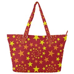 Star Stars Pattern Design Full Print Shoulder Bag by Simbadda