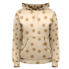 Pattern Gingerbread Star Women s Pullover Hoodie by Simbadda