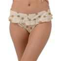 Pattern Gingerbread Star Frill Bikini Bottom View1