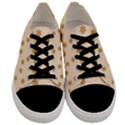 Pattern Gingerbread Star Men s Low Top Canvas Sneakers View1