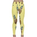 Pineapples Fruit Pattern Texture Lightweight Velour Classic Yoga Leggings View1