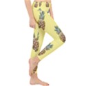 Pineapples Fruit Pattern Texture Lightweight Velour Classic Yoga Leggings View4