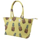 Pineapples Fruit Pattern Texture Canvas Shoulder Bag View1