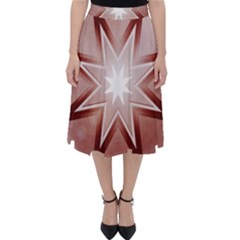 Star Christmas Festival Decoration Classic Midi Skirt by Simbadda