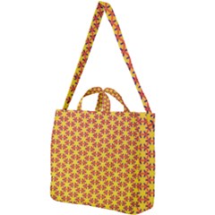 Texture Background Pattern Square Shoulder Tote Bag by Simbadda