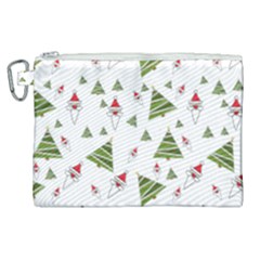 Christmas Santa Claus Decoration Canvas Cosmetic Bag (xl)