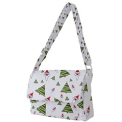 Christmas Santa Claus Decoration Full Print Messenger Bag