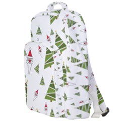 Christmas Santa Claus Decoration Double Compartment Backpack