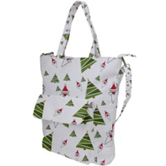 Christmas Santa Claus Decoration Shoulder Tote Bag by Simbadda