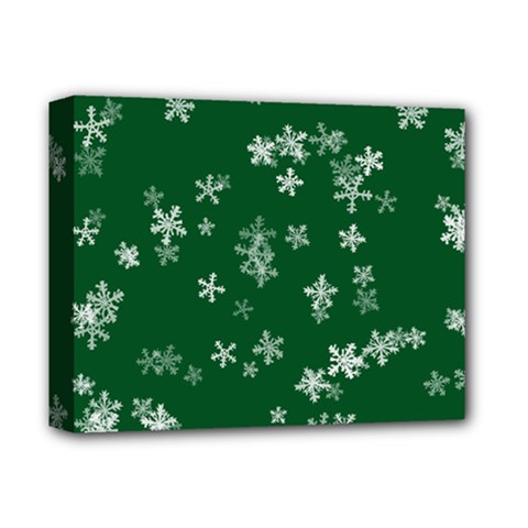 Template Winter Christmas Xmas Deluxe Canvas 14  X 11  (stretched)