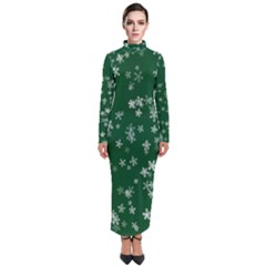 Template Winter Christmas Xmas Turtleneck Maxi Dress by Simbadda