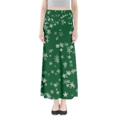 Template Winter Christmas Xmas Full Length Maxi Skirt