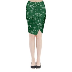 Template Winter Christmas Xmas Midi Wrap Pencil Skirt