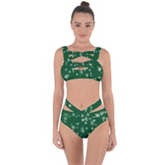 Template Winter Christmas Xmas Bandaged Up Bikini Set 