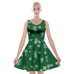 Template Winter Christmas Xmas Velvet Skater Dress by Simbadda