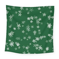 Template Winter Christmas Xmas Square Tapestry (large)