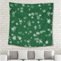 Template Winter Christmas Xmas Square Tapestry (Large) View2