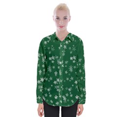 Template Winter Christmas Xmas Womens Long Sleeve Shirt