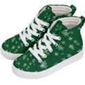 Template Winter Christmas Xmas Kid s Hi-Top Skate Sneakers View2