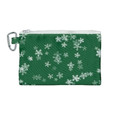 Template Winter Christmas Xmas Canvas Cosmetic Bag (medium)