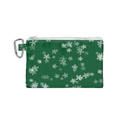 Template Winter Christmas Xmas Canvas Cosmetic Bag (small) by Simbadda