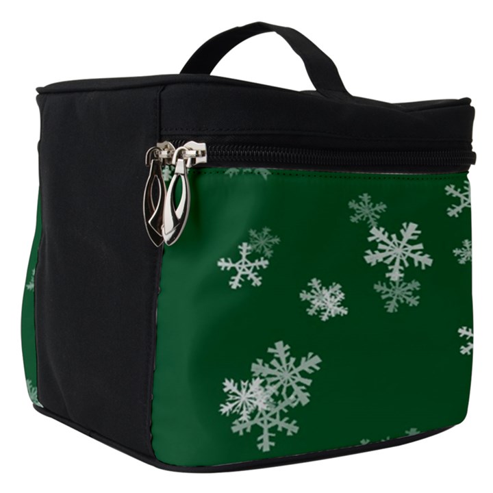 Template Winter Christmas Xmas Make Up Travel Bag (Small)