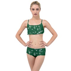 Template Winter Christmas Xmas Layered Top Bikini Set by Simbadda